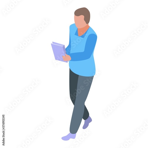 Outsource papers icon. Isometric of outsource papers vector icon for web design isolated on white background