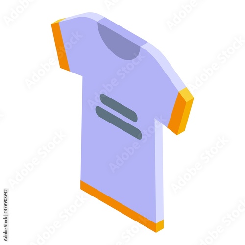 Hurling tshirt icon. Isometric of hurling tshirt vector icon for web design isolated on white background