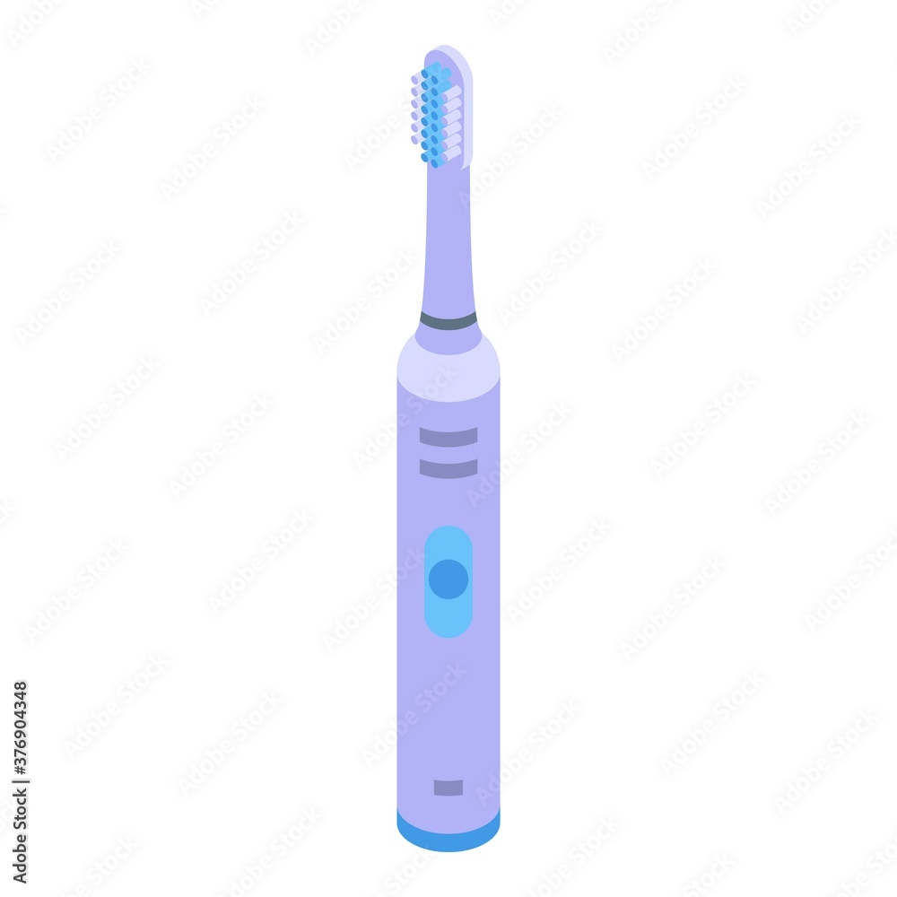 Electric toothbrush appliance icon. Isometric of electric toothbrush appliance vector icon for web design isolated on white background Electric toothbrush appliance icon. Isometric of electric toothbrush appliance vector icon for web design isolated on white background