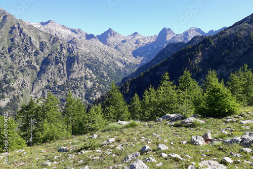 Landscape of Mercantour National Park (Alps, France) photo