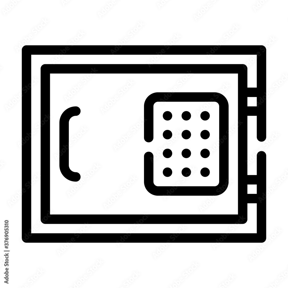 safe equipment line icon vector isolated illustration safe equipment line icon vector isolated illustration