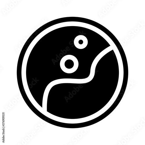 anaplasma phagocytophilum glyph icon vector isolated illustration