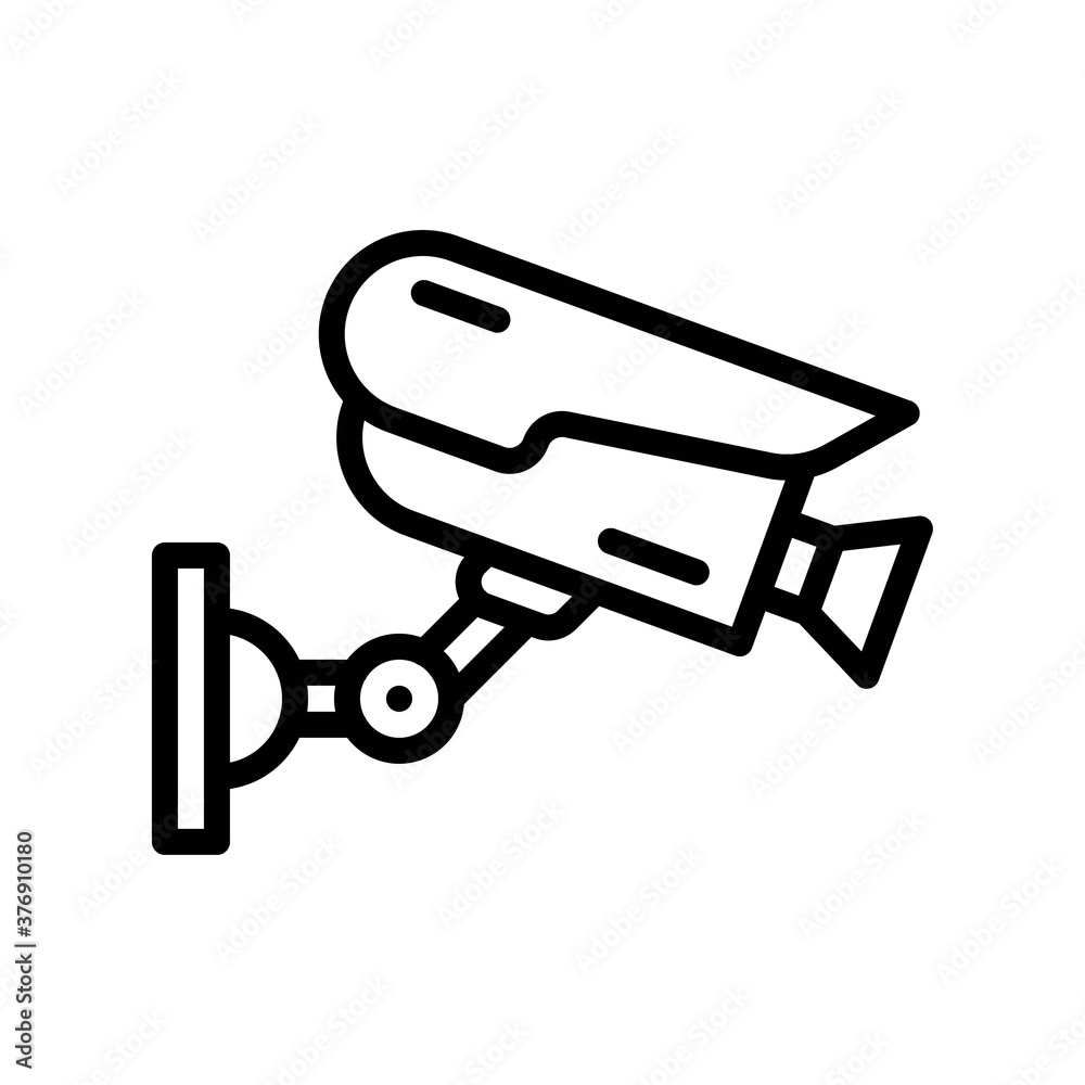 administrative related cc tv camera on wall vector in lineal style, administrative related cc tv camera on wall vector in lineal style,