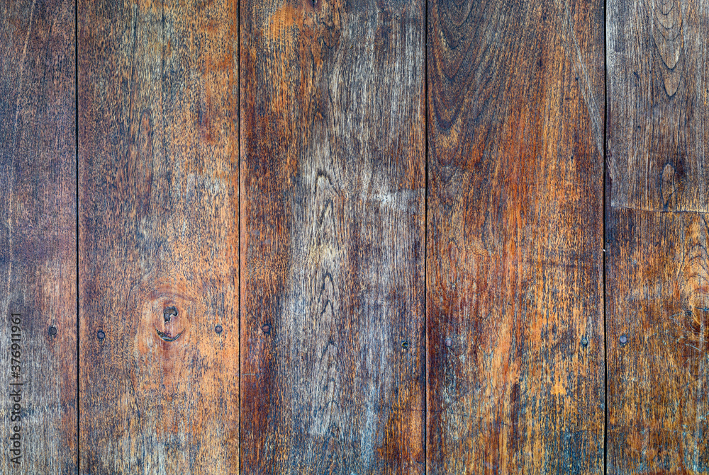 Old wooden planks in the row. Color panel Old wooden planks in the row. Color panel