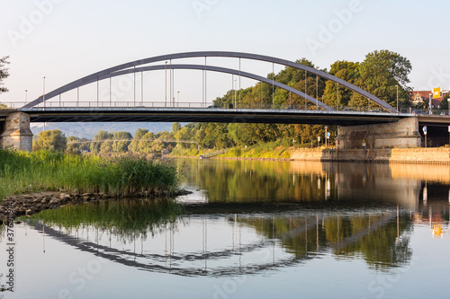 Weserbrücke von Minden, NRW, Deutschland