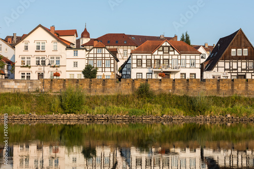 Fischerstadt in Minden, NRW, Deutschland