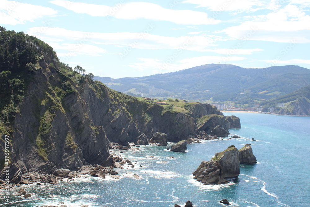 Gaztelugatxe is an islet on the coast of Biscay belonging to the municipality of Bermeo, Basque Country (Spain). It is connected to the mainland by a man-made bridge. 