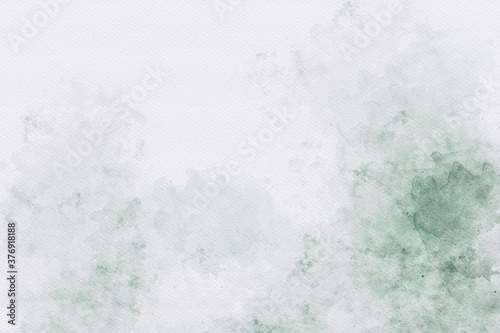 Green light watercolor abstract backround texture © jenteva