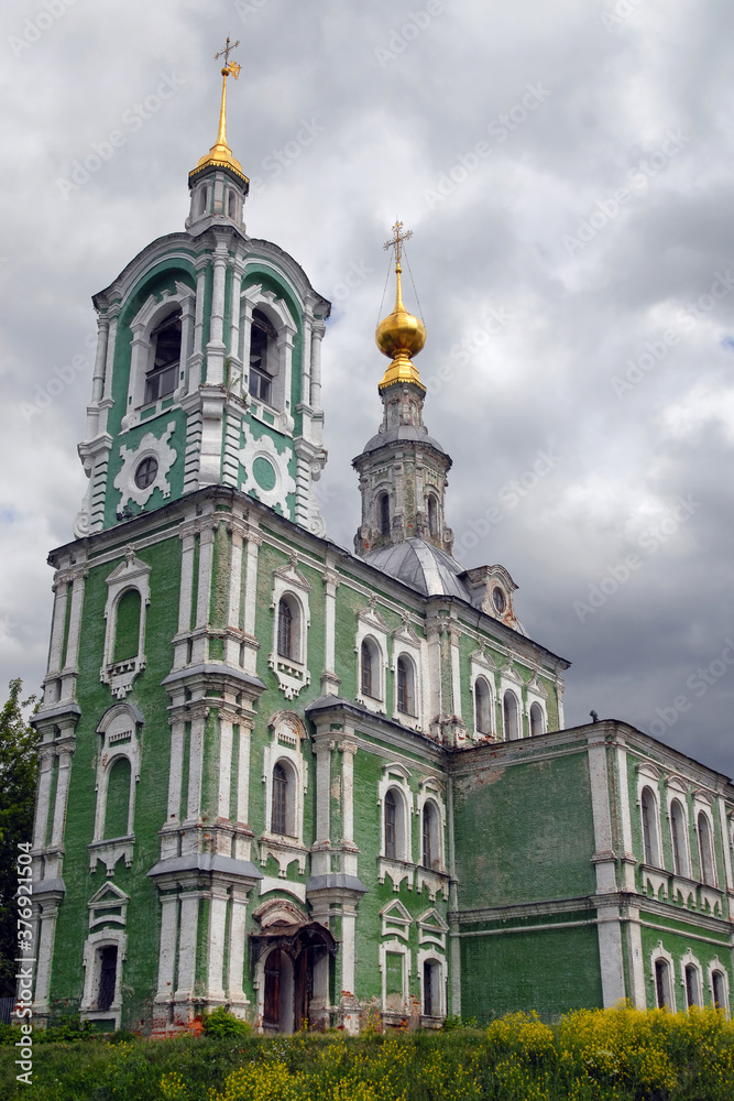 Nikitskaya church (XVIII century, Baroque). Vladimir town, Vladimir Oblast, Russia.