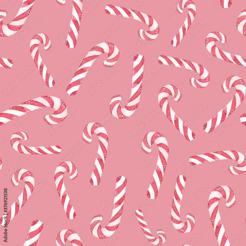 Fototapeta premium candy cane pattern