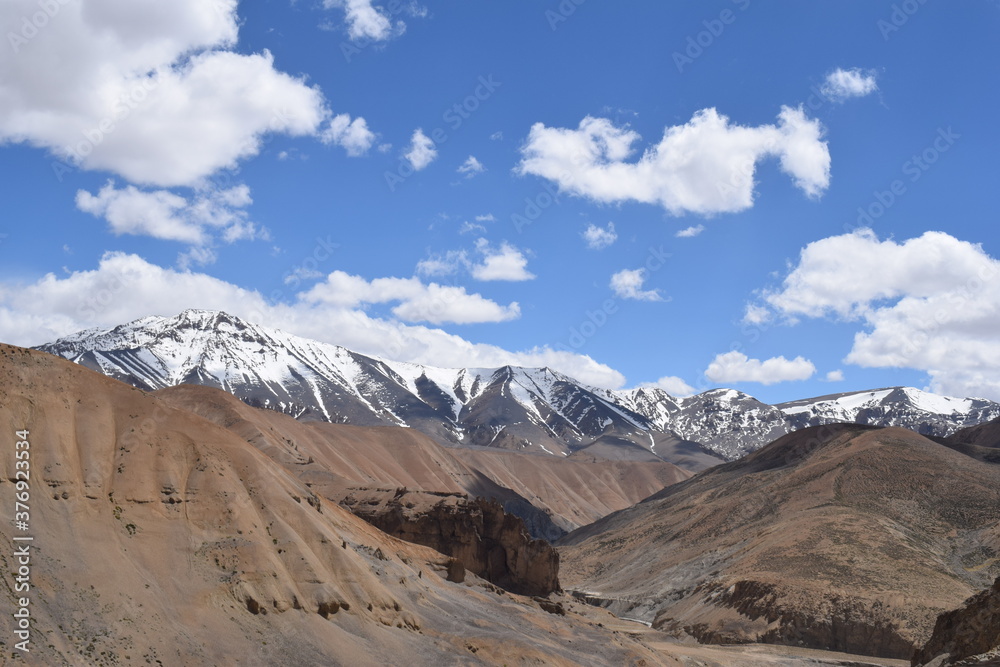 mountain landscape in the himalayas