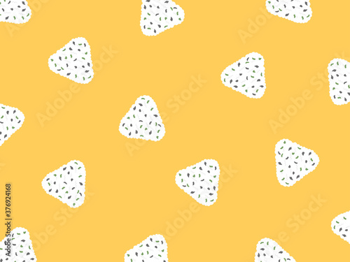 おにぎりの背景イラスト