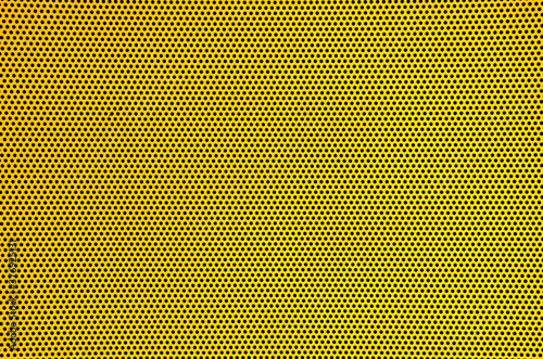 Yellow Steel mesh screen background and texture
