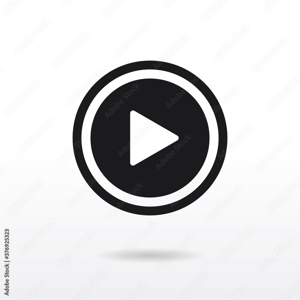 Play icon vector . Play button Play icon vector . Play button