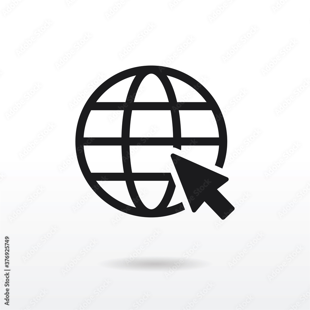 Go to Web icon vector . network sign Go to Web icon vector . network sign