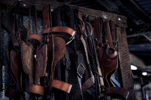 Equine Equipment in a stable