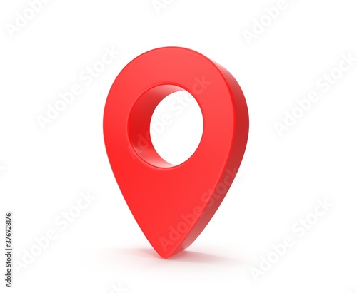 location marker map icon, modern pin illustration for location and destination label