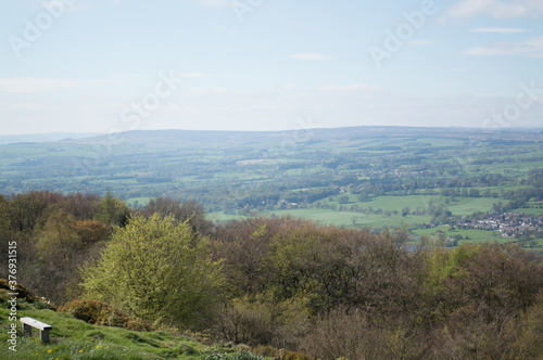 Views from the top of the Otley Chevin, Yorkshire. © Ben