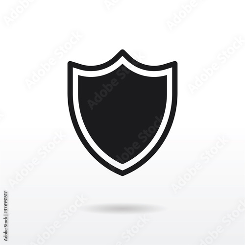 Shield icon vector . protection sign