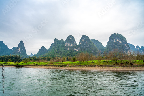 Landscape of li River in Guilin, Guangxi Province, China © Kai Zhao