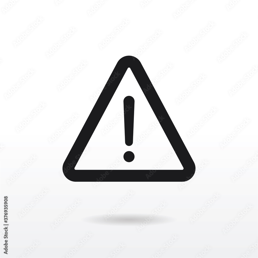 Warning icon vector . attention sign Warning icon vector . attention sign