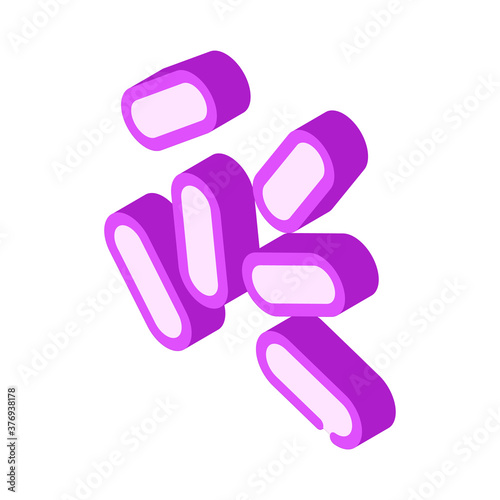 haemophilus influenzae isometric icon vector isolated illustration photo