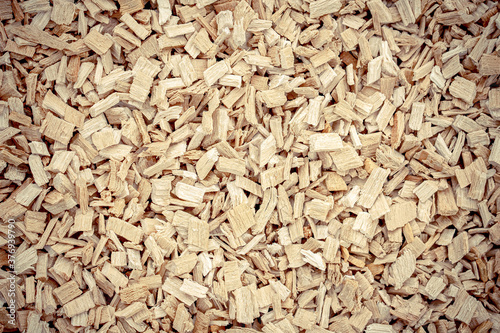 Background of wood chips for Smoking
