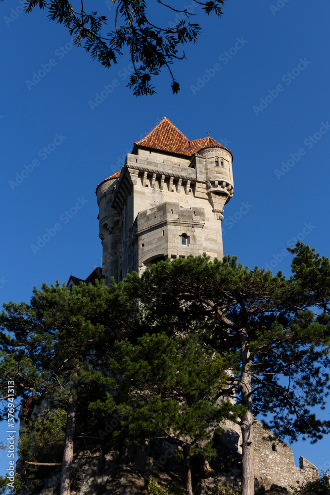 Medieval castle Lichtenstein in Maria Enzersdorf in Lower Austria near Vienna