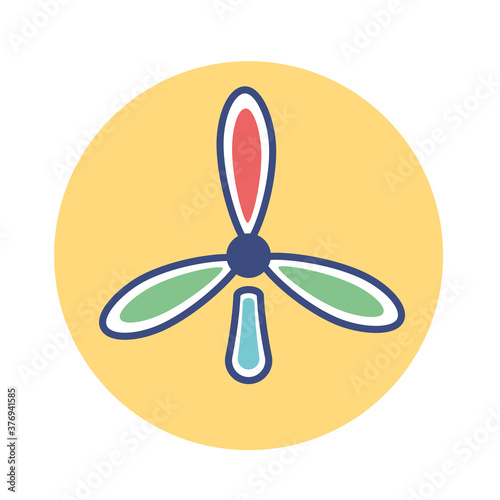 Isolated care enviroment ecology nature cartoon- Vector