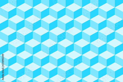 blue isometric background