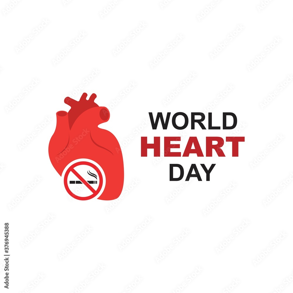 World Heart Day Logo Template design vector, emblem, design concept, creative symbol World Heart Day Logo Template design vector, emblem, design concept, creative symbol