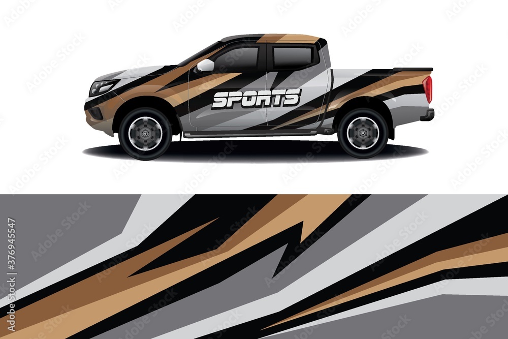 Sports car wrapping decal design Sports car wrapping decal design