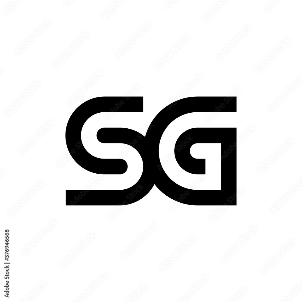 Letter SG logo template Letter SG logo template
