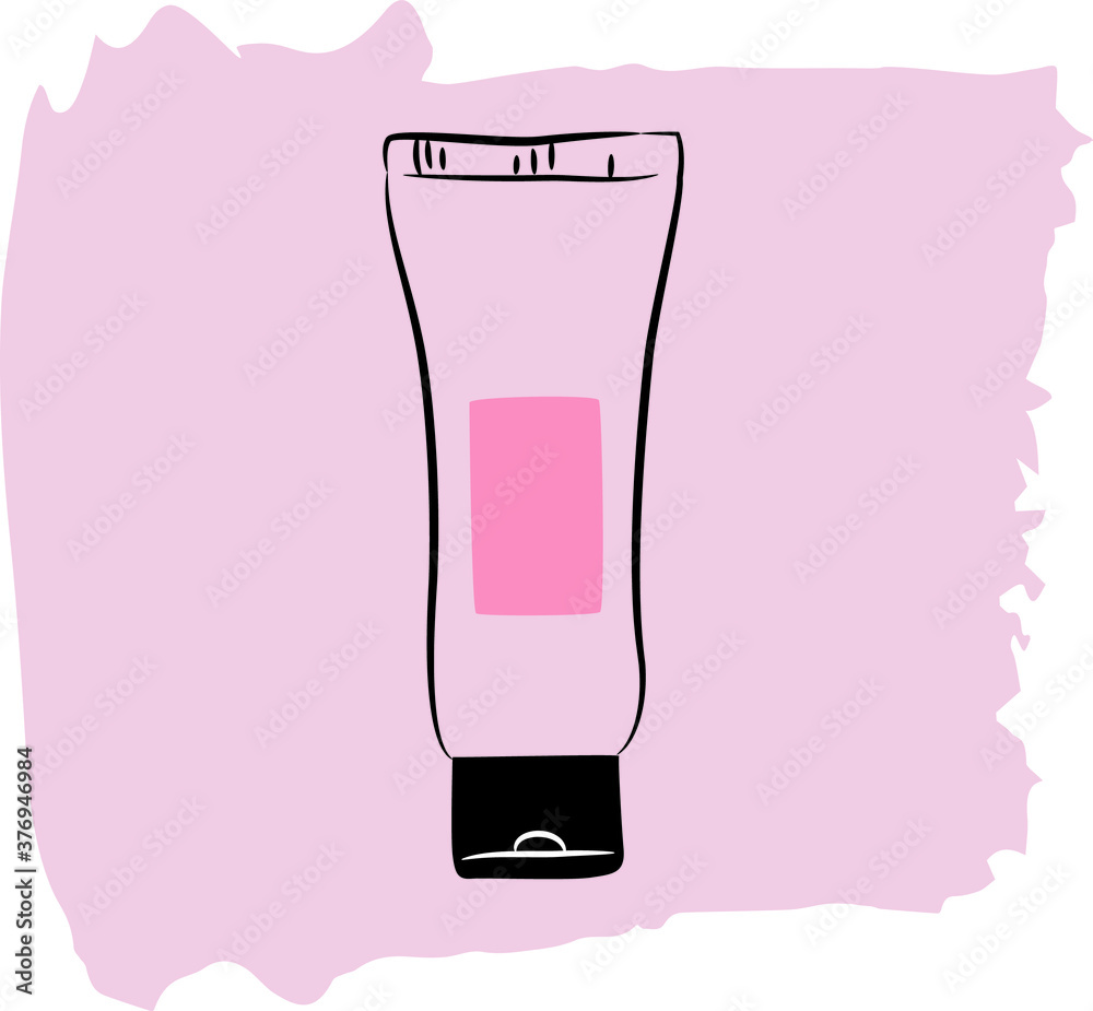 realistic illustration of cosmetics on background realistic illustration of cosmetics on background