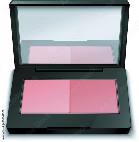 realistic illustration of cosmetics on background