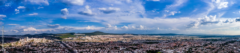 Aerial Panorama View from Querétaro, México