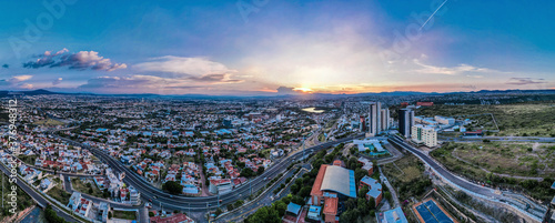 Sunset Aerial View from Querétaro, México photo