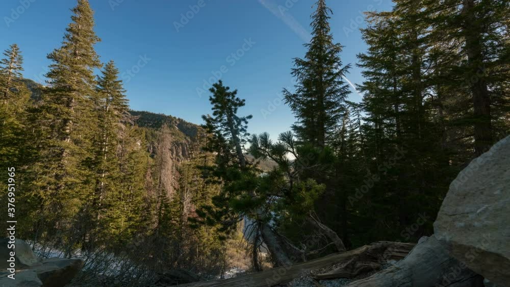 Timelapse tracking shot of sunrise at alpine glacier lakes in Mammoth Lakes, California Timelapse tracking shot of sunrise at alpine glacier lakes in Mammoth Lakes, California