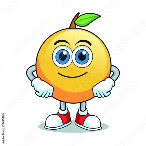 orange icon character