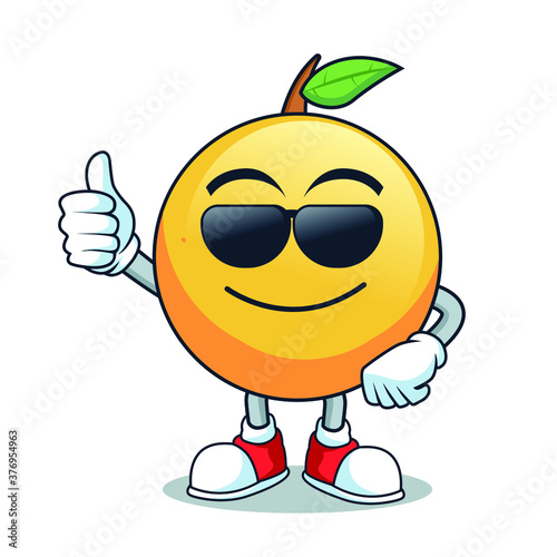 orange icon character
