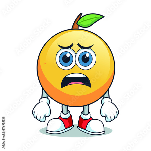 orange icon character