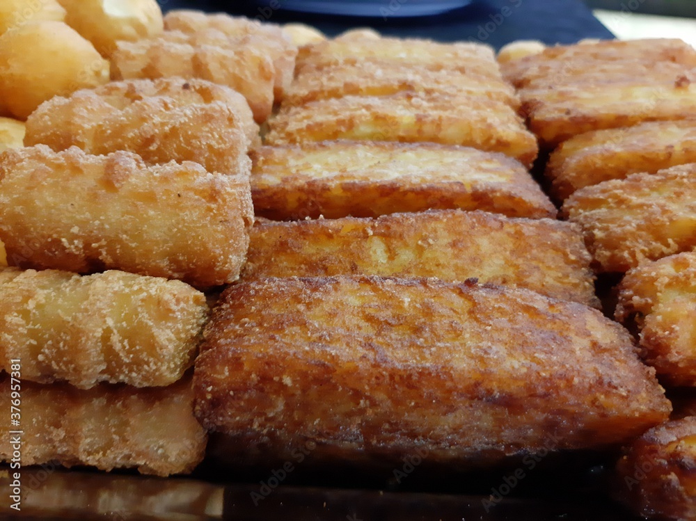 delicious potato and cheese croquant