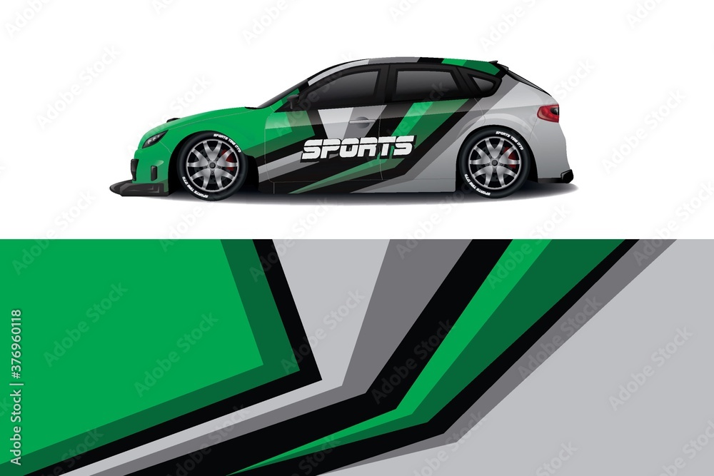 Sports car wrapping decal design Sports car wrapping decal design