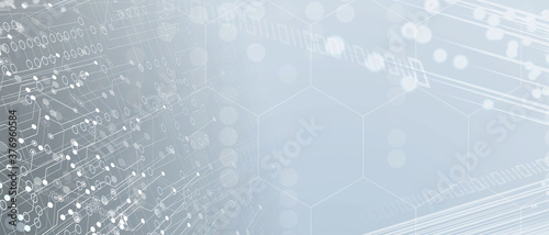 Abstract tech background. Futuristic technology interface