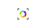 Photography logo, camera concept design.