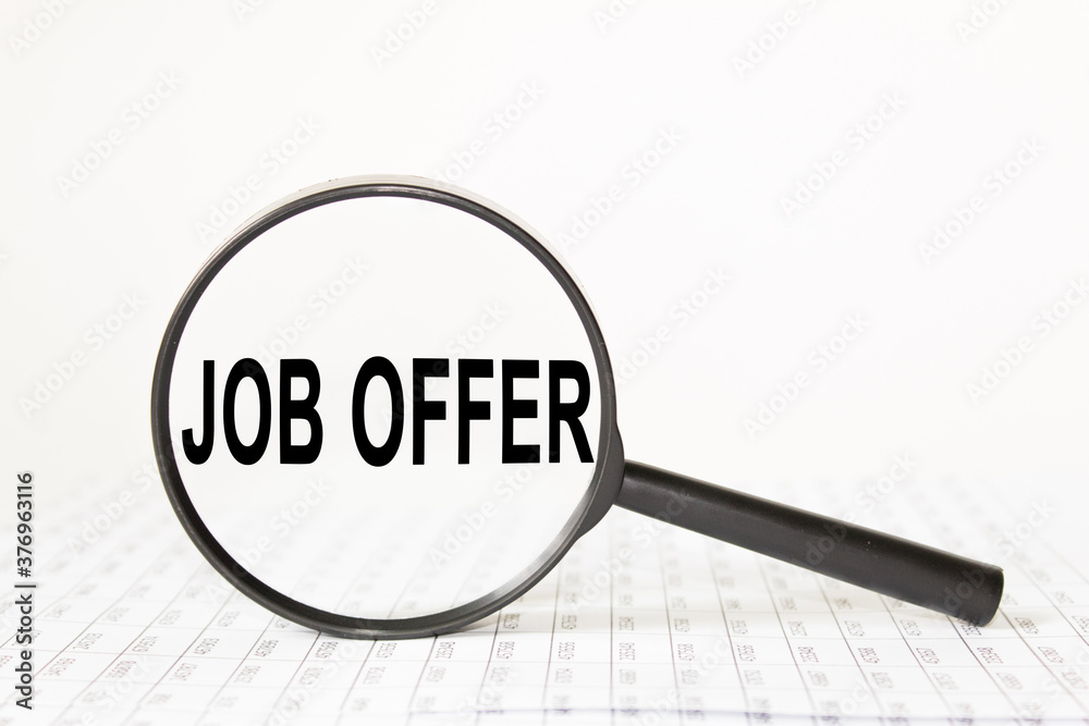 words in a magnifying glass on a white background. business concept words in a magnifying glass on a white background. business concept
