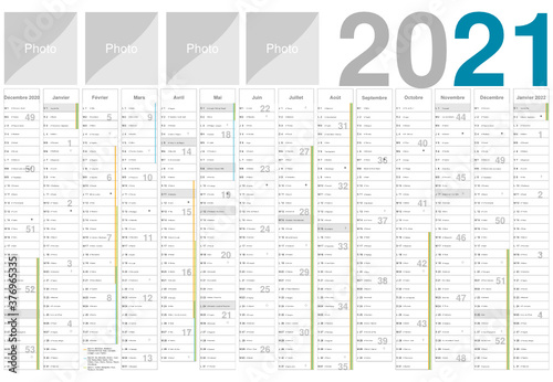 calendrier 2021 650x450mm 14 mois avec vacances scolaires officielles 2021 2022 entièrement modifiable via calques et texte arial