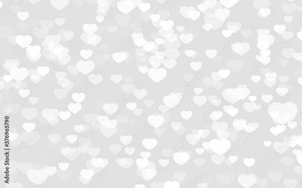 Valentine day white hearts on gray background. Valentine day white hearts on gray background.