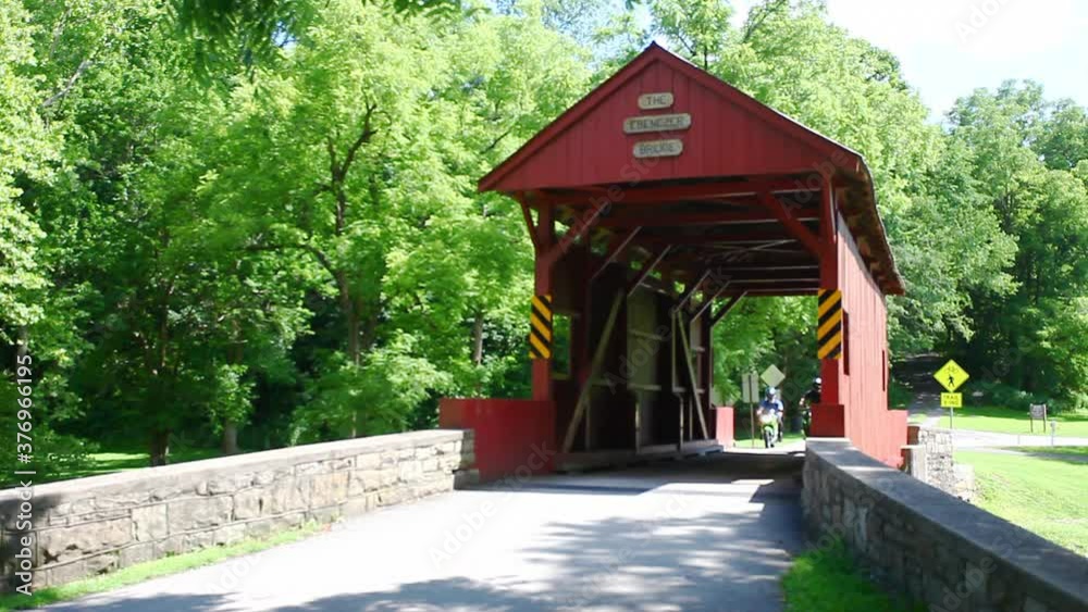 Ebenezer Covered Bridge in Pennsylvania, United States Ebenezer Covered Bridge in Pennsylvania, United States