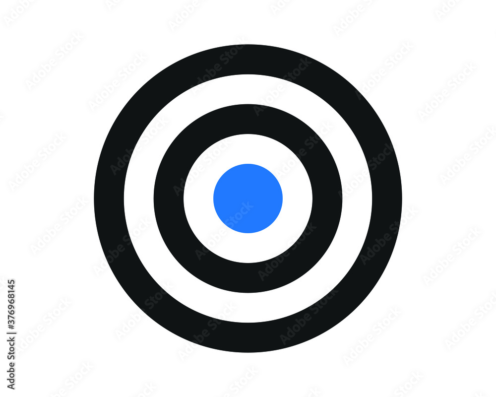target isolated on white target isolated on white